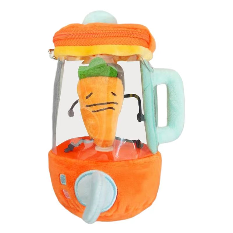 Funny Carrot Plush Blender Toy – Interactive Drawstring Rotating Plush for Kids & Gifts